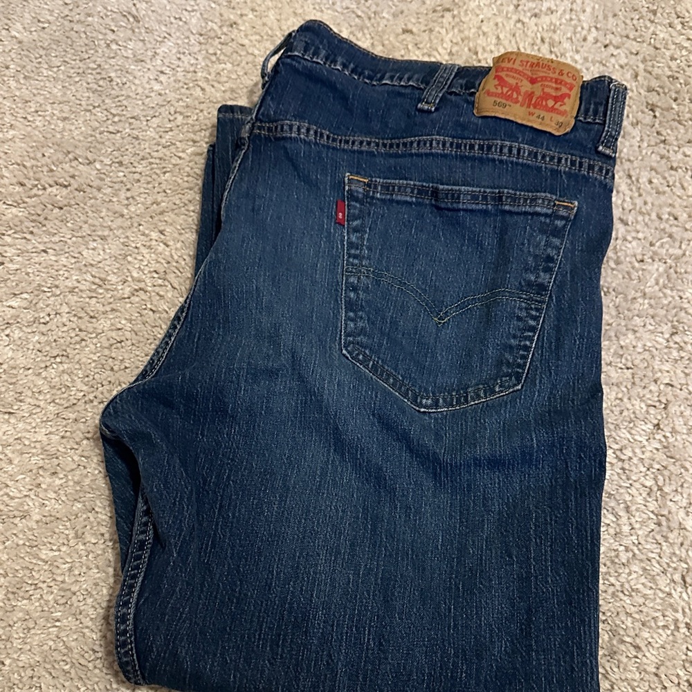 Levi's Men's Indigo Straight-Leg Jeans